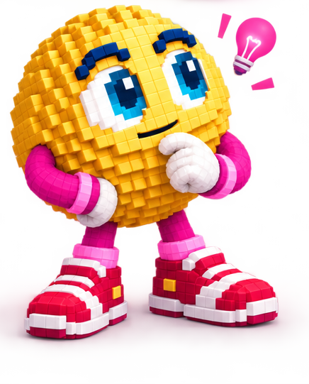 Pixel, la mascota del equipo